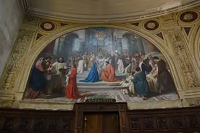 "The Seven Sacraments" by Paul Jourdy (1805-1856) (in the Disambulatory)