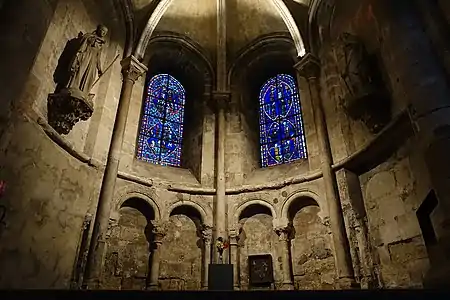 Arcades of the chapel of the disambulatory