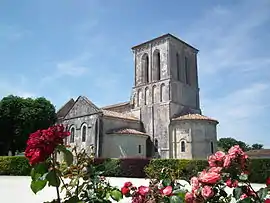 The church in Tanzac