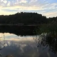 Eigevann is a lake between Tinnheia and Hellemyr