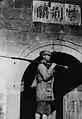 Eighth Route Army soldier at Zijingguan Great Wall, 1937