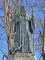 Statue in Einsiedeln, Switzerland