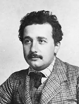 Image 14Albert Einstein (1879–1955), photographed here in around 1905 (from History of physics)