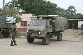 Unimog truck of the Argentine Army.