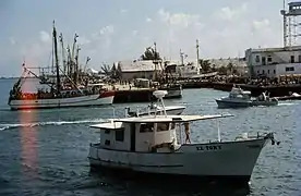 Ships at Pier B at the Truman Annex