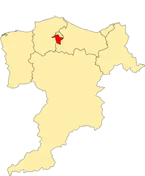 Location of the ward