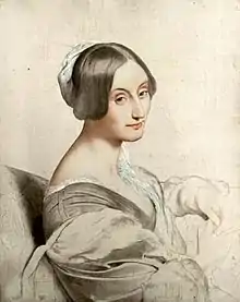 Portrait of his mother, Élisa, c. 1830.