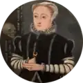 Elizabeth I when a Princess by Levina Teerlinc, c. 1551. The Paine Miniature. In October 1551 Levina Teerlinc was sent with her husband to the Princess Elizabeth 'to drawe out her picture'