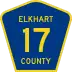 County Road 17 marker