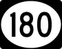 Highway 180 marker