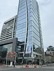 Building hosting the Embassy in Santiago