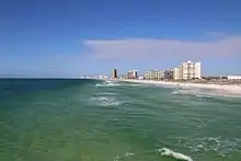 Emerald Coast waters in the park