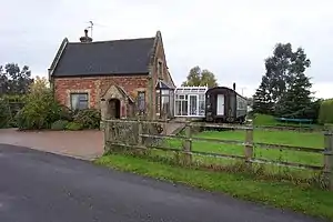 The old station house, now a private house