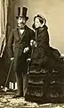 Napoleon III with Empress Eugénie, c. 1865