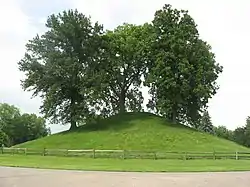 Side of the Enon Mound