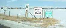 Entering Jefferson County in Grant, Idaho.