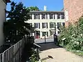 Entrance to gardens at Stonewall Jackson House, Lexington, Virginia