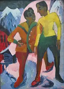 Two Brothers, 1921,  Pinakothek der Moderne, Munich