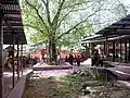 Courtyard of temple