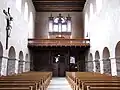 Central nave, looking to the entrance