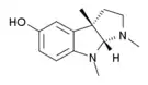 Chemical structure of Eseroline.