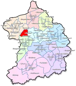 Altendorf shown within Essen