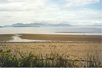 Ettrick Bay looking towards the Isle of Arran