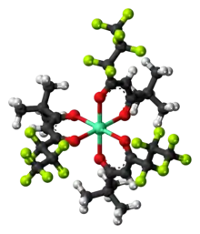 Ball-and-stick model of the EuFOD complex