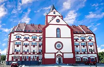 Hungarian Student Dorm "Europe" by Bela Migoi in Novi Sad, 2015