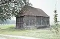 Wattle work walls in a sheep barn in Ruurlo, Netherlands.