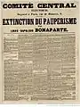 Louis Napoleon's essay, "The Extinction of Pauperism", advocating reforms to help the working class, was widely circulated during the 1848 election campaign.