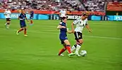 A match between France and Germany during the 2011 World Cup