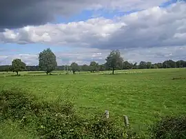 The landscape around Gennetines