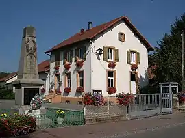 Town hall and War memorial