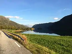 View of the landscape near the village