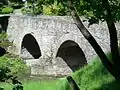 Arch bridge in Falkenberg, built in 1567