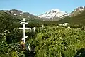 Cemetery in False Pass, Alaska.