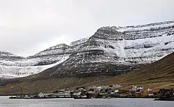 Norðdepil on a cloudy October day