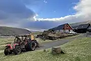 Abandoned tractors