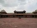 Tulsi math in front of the temple in queen's Palace