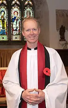 Fr. Dough current rector of St. Mary's Church, Aylesbury