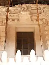 Stucco jaws  principal pyramid of Ek Balam(Yucatan)