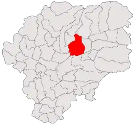 Location in Bistrița-Năsăud County