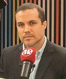 Felipe Moura Brasil in an interview on Programa Pânico, in February 2019.