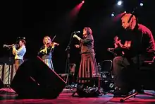 Fernhill playing Welsh folk music in concert in Lommel, Belgium, 2009