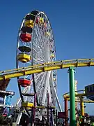 The solar-powered ferris wheel in 2009.