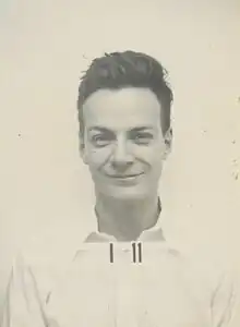 Image 25Richard Feynman's Los Alamos ID badge (from History of physics)