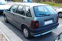 Rear view of the Fiat Tipo