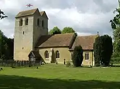 St. Bartholomew's Church, Fingest - early Norman tower