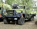 KrAZ-255 with a TMM folding bridge